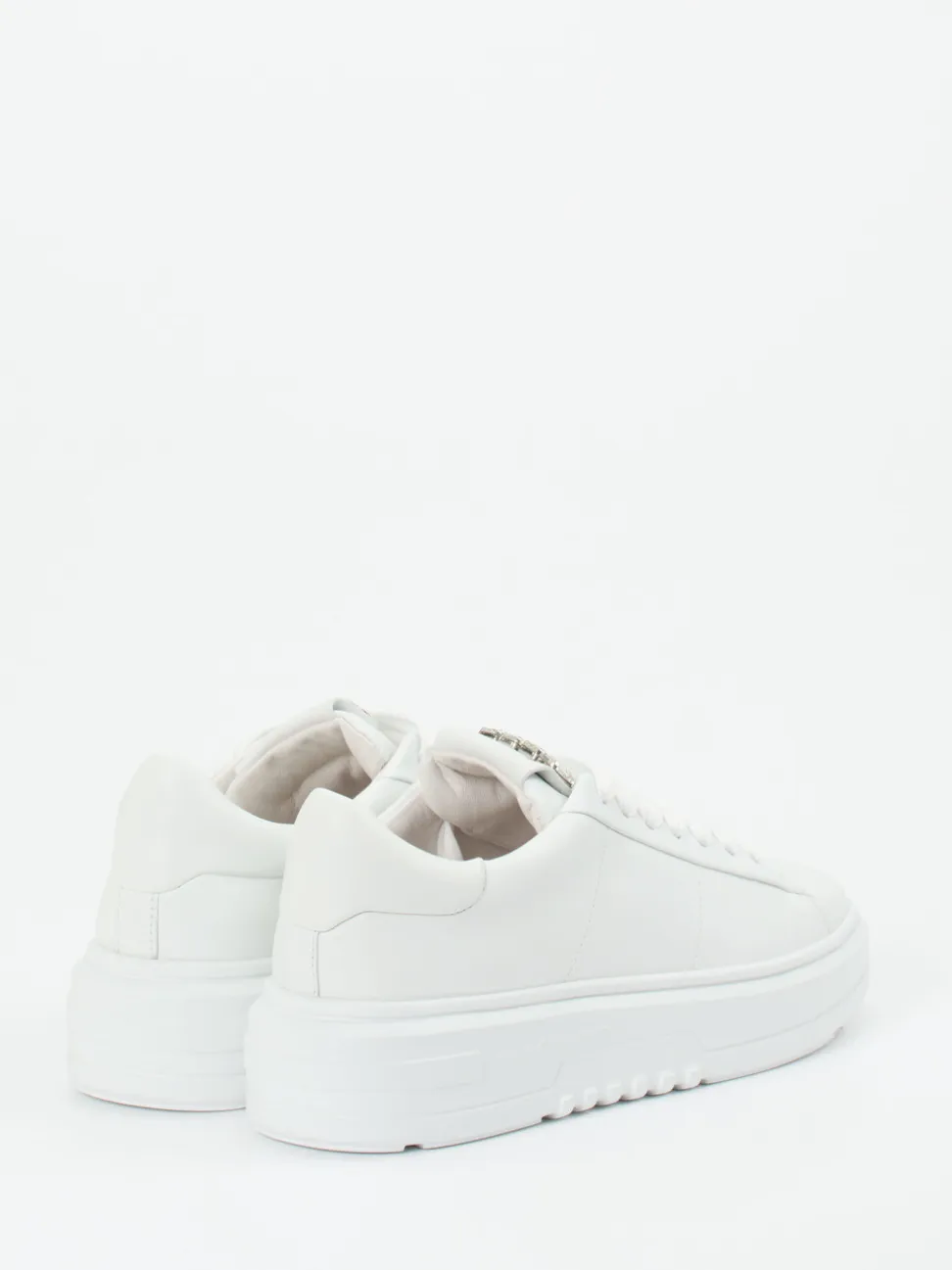 Kennel & Schmenger – Plateau-Sneaker aus Kalbleder weiß