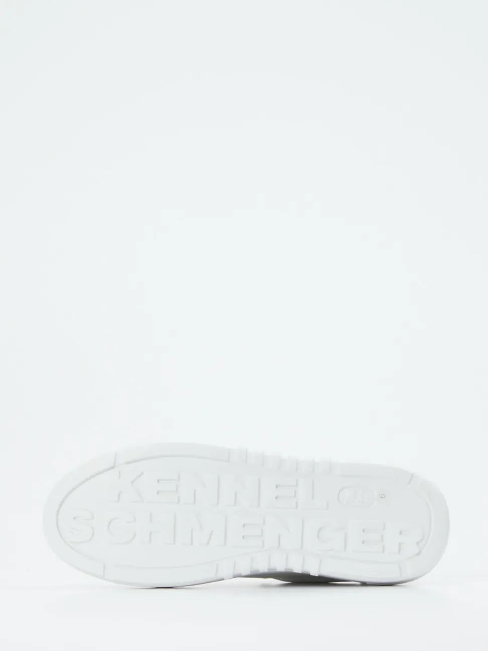 Kennel & Schmenger – Plateau-Sneaker aus Kalbleder weiß