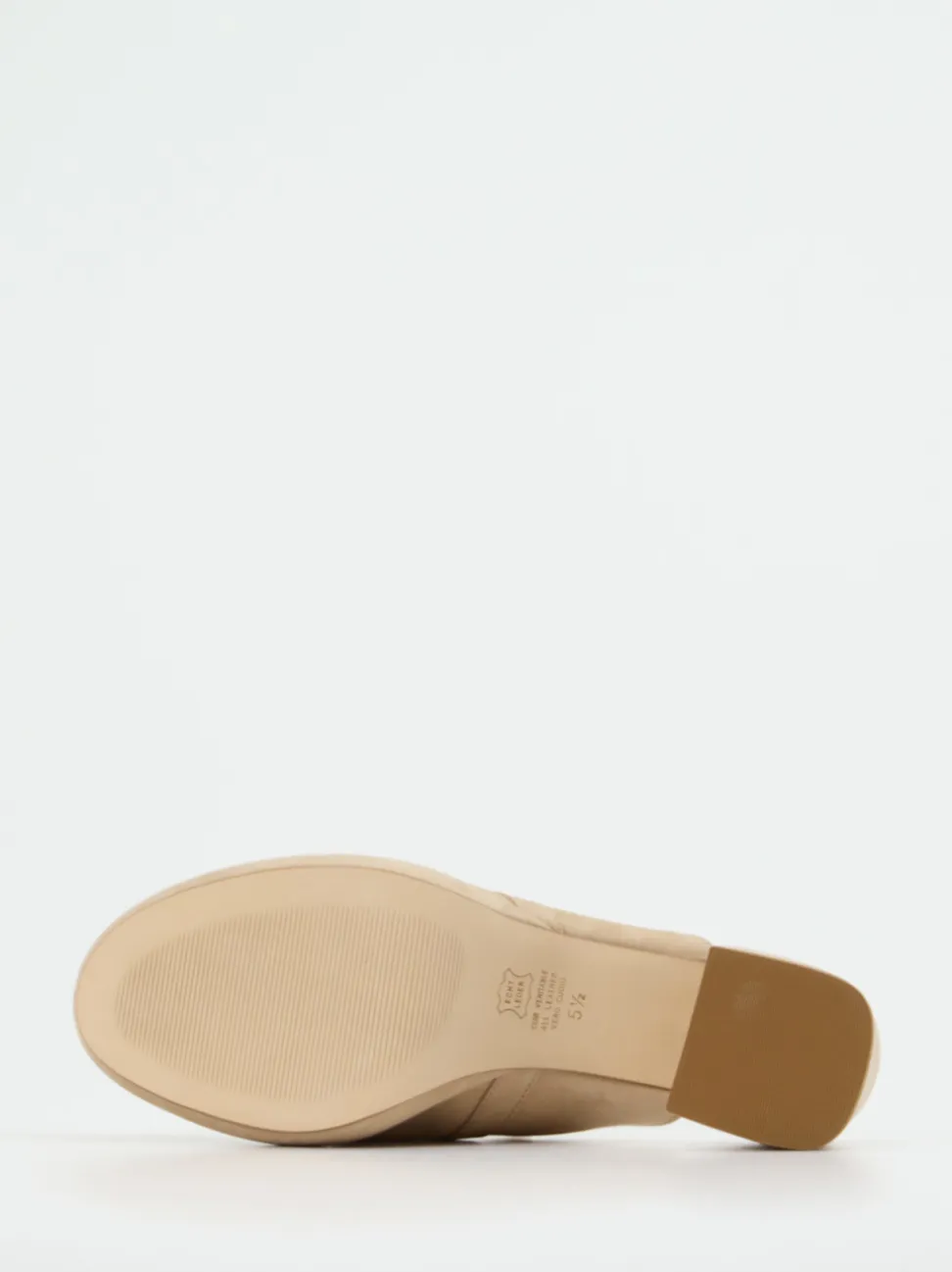 Kennel & Schmenger – Plateau-Mules aus Veloursleder beige