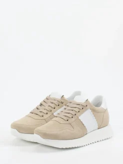 Kennel & Schmenger – Retro-Sneaker aus Veloursleder beige