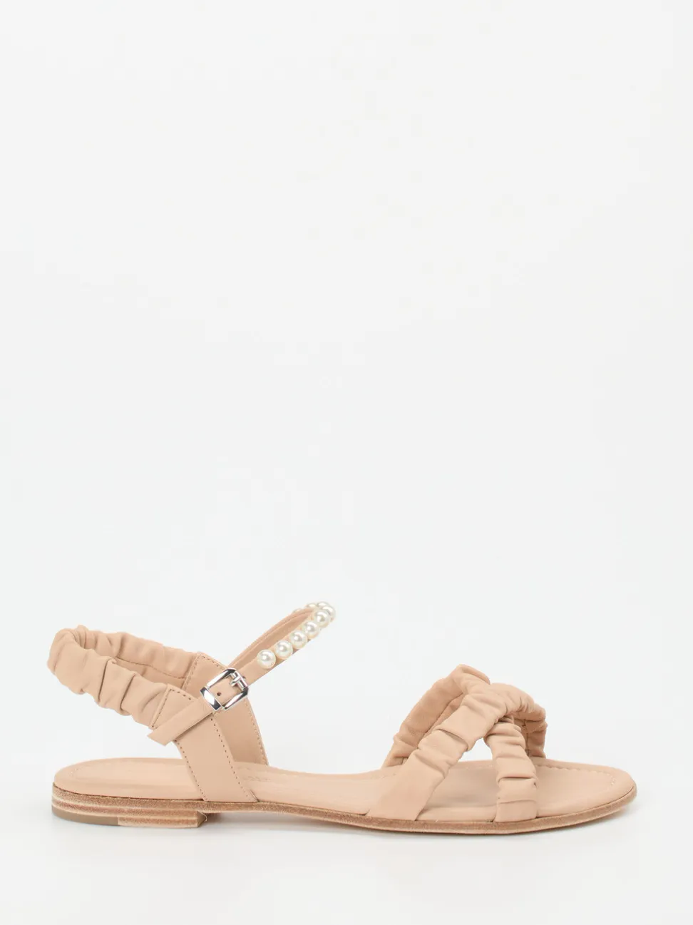 Kennel & Schmenger – Riemchensandale aus Lammleder beige