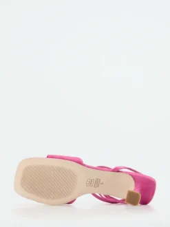 Kennel & Schmenger – Sandalette aus Veloursleder pink