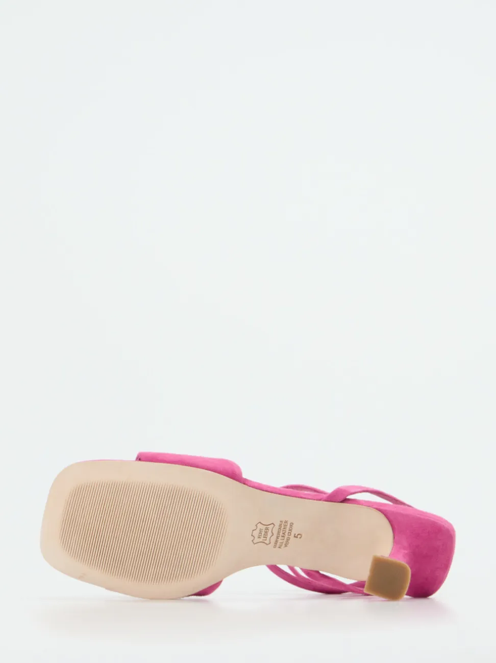 Kennel & Schmenger – Sandalette aus Veloursleder pink