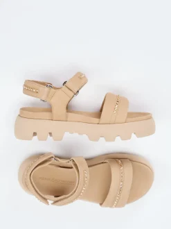 Kennel & Schmenger – Sandalen aus Nubukleder Beige