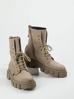 Kennel & Schmenger – Schnürboots aus Nubukleder Steingrau