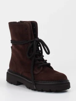 Kennel & Schmenger – Schnürboots aus Lammleder dunkelbraun