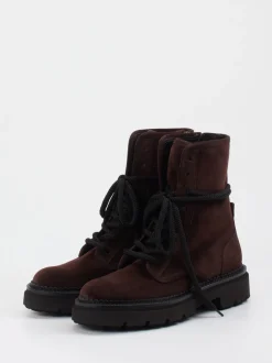 Kennel & Schmenger – Schnürboots aus Lammleder dunkelbraun