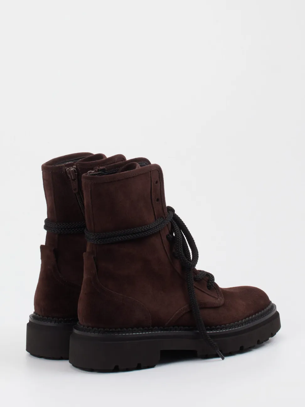 Kennel & Schmenger – Schnürboots aus Lammleder dunkelbraun
