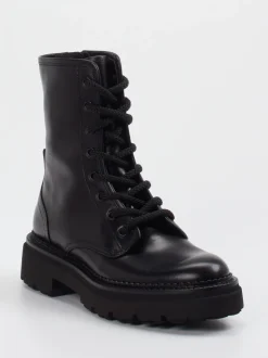Kennel & Schmenger – Schnürboots aus Lammleder Schwarz