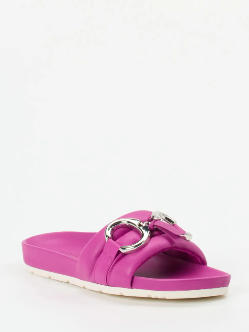 Kennel & Schmenger – Slides aus Lammleder Pinkfuchsia