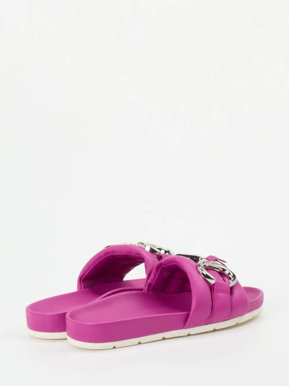 Kennel & Schmenger – Slides aus Lammleder Pinkfuchsia