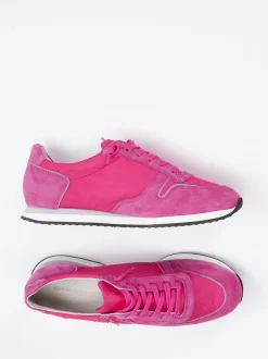Kennel & Schmenger – Sneaker aus Veloursleder pink