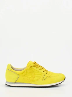 Kennel & Schmenger – Sneaker aus Veloursleder Zitronengelb