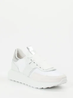 Kennel & Schmenger – Sneaker aus Veloursleder weiß