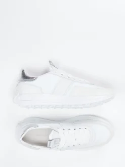 Kennel & Schmenger – Sneaker aus Veloursleder weiß