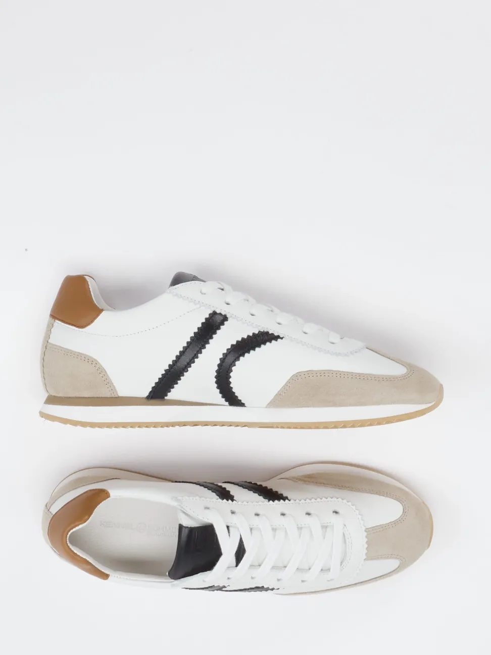Kennel & Schmenger – Sneaker aus Veloursleder Weiß