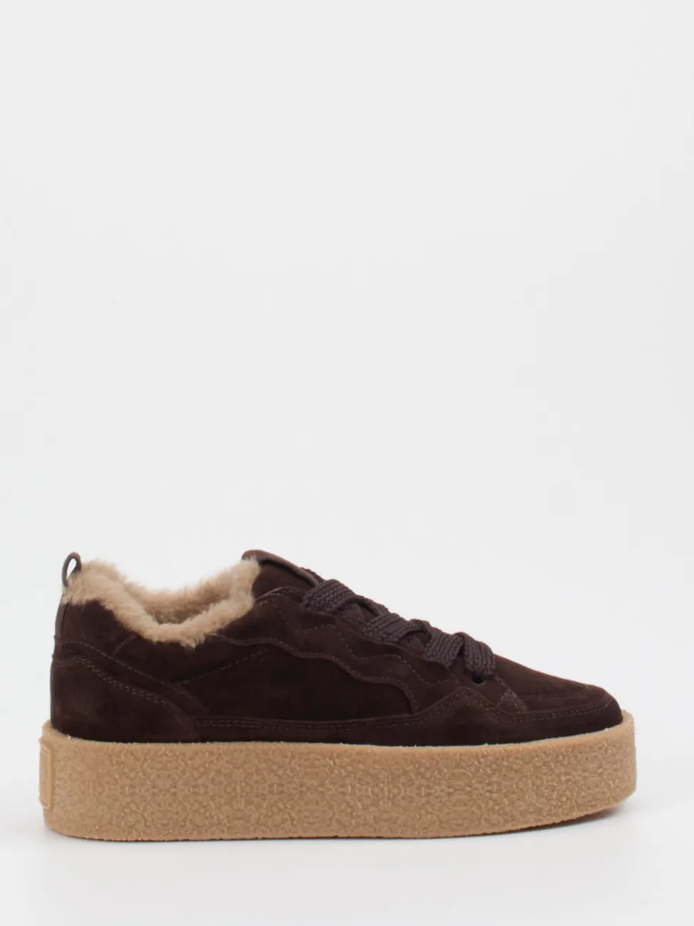 Kennel & Schmenger – Sneaker aus Veloursleder dunkelbraun