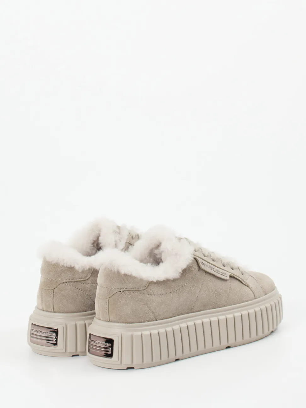 Kennel & Schmenger – Sneaker aus Veloursleder sandbeige
