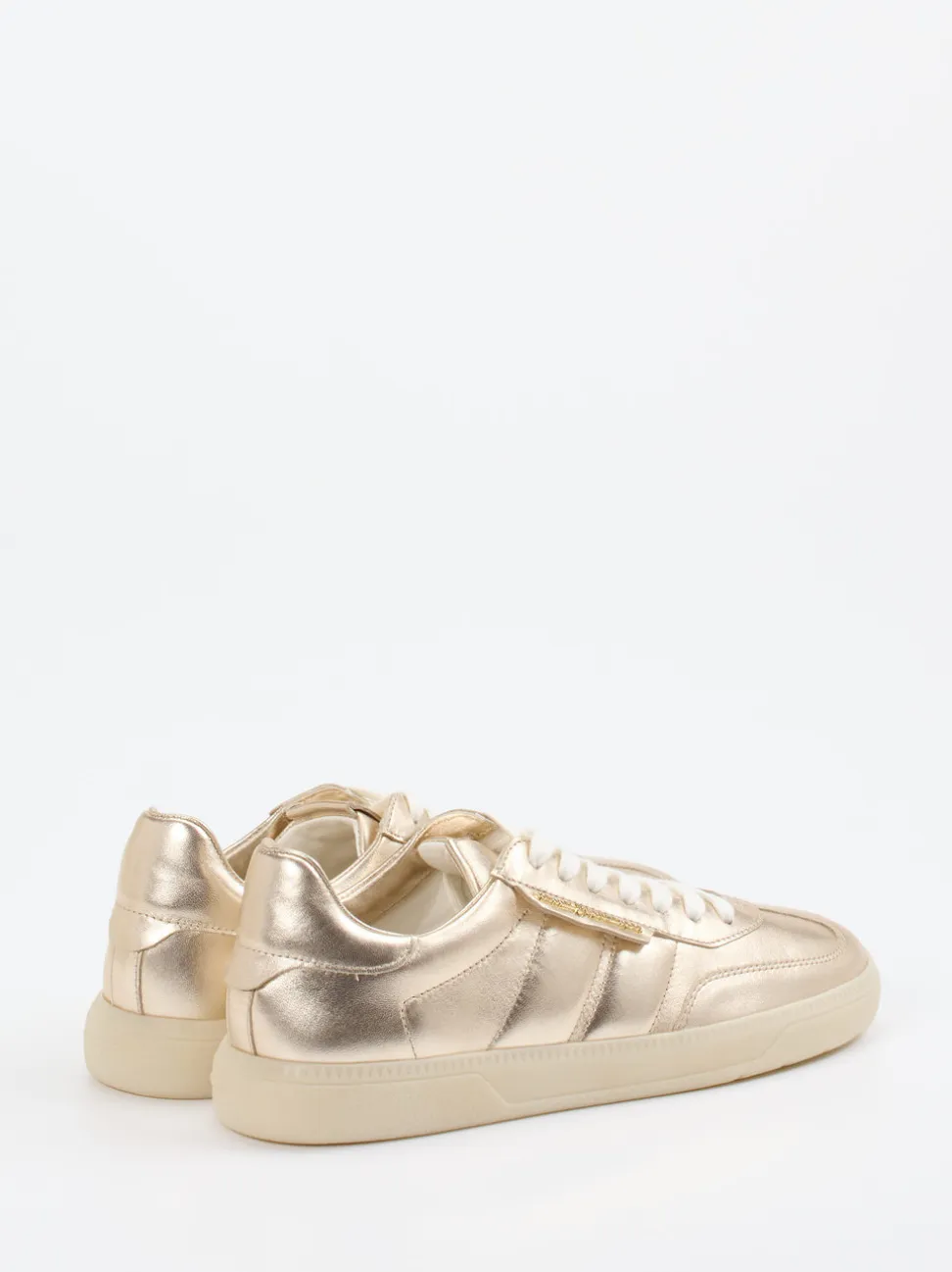 Kennel & Schmenger – Sneaker aus Metallic-Kalbleder Gold