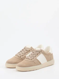 Kennel & Schmenger – Sneaker aus Veloursleder Beige