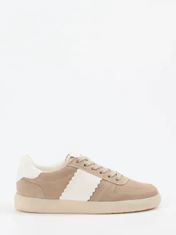 Kennel & Schmenger – Sneaker aus Veloursleder Beige
