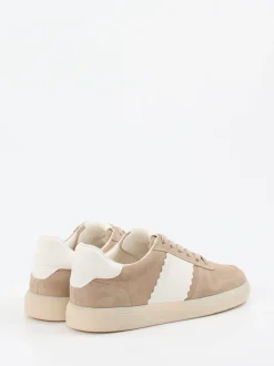 Kennel & Schmenger – Sneaker aus Veloursleder Beige