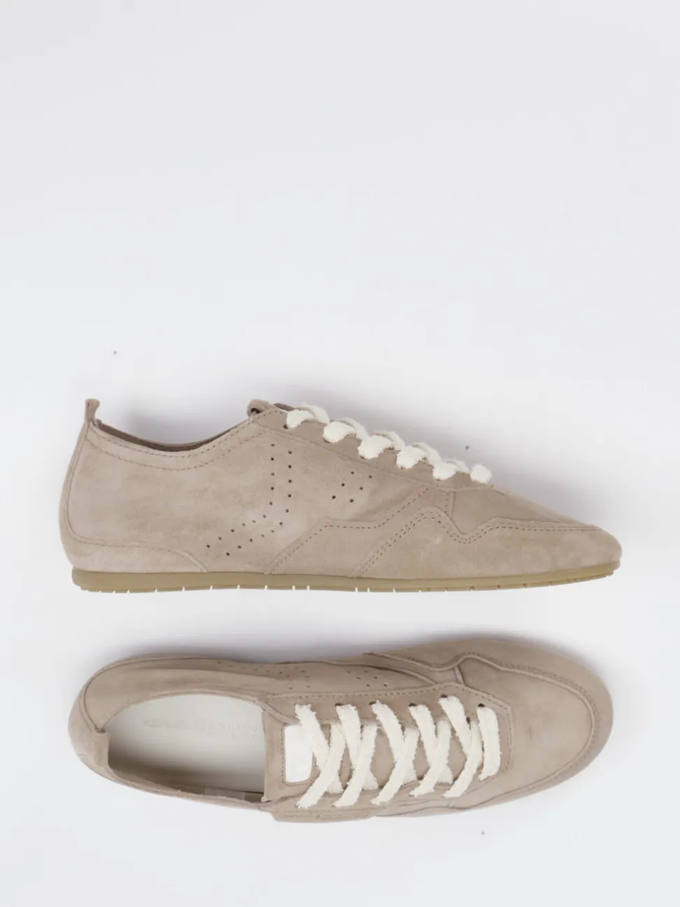 Kennel & Schmenger – Sneaker aus Veloursleder taupe