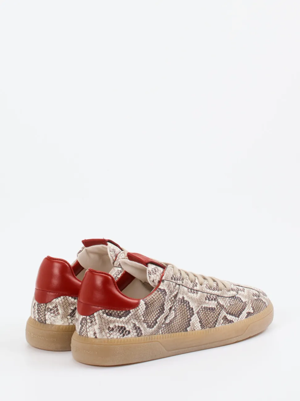 Kennel & Schmenger – Sneaker aus Lackleder mit Snake-Print