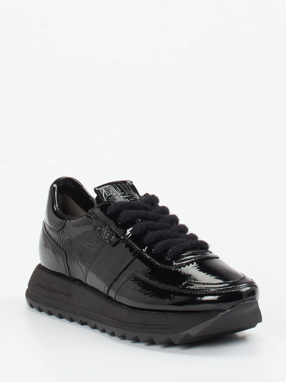 Kennel & Schmenger – Sneaker aus Lackleder Schwarz