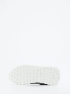 Kennel & Schmenger – Sneaker aus Velour und Textil Weiß