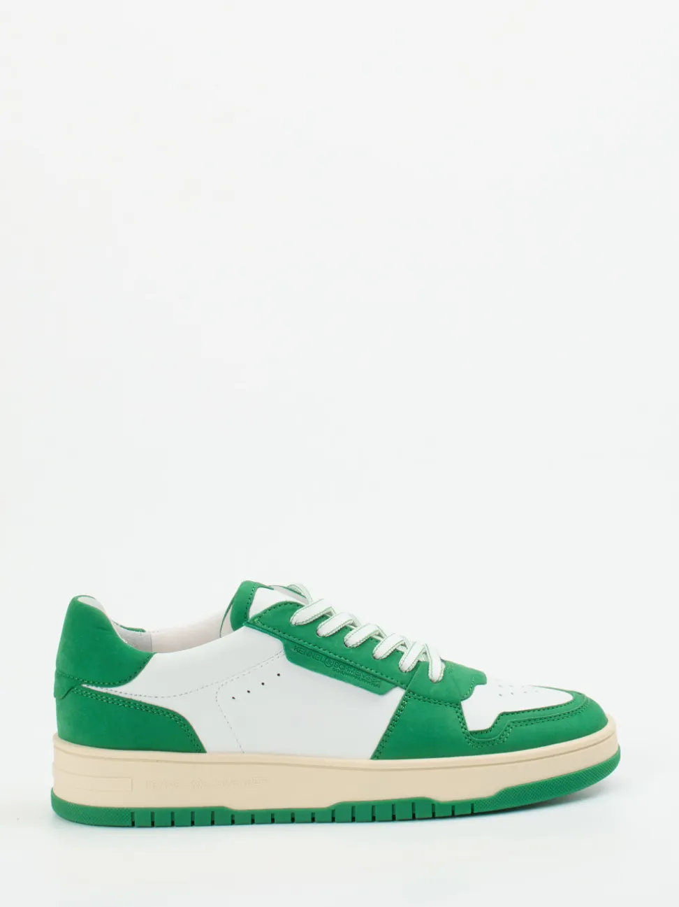 Kennel & Schmenger – Sneaker aus Kalbleder grün-weiß