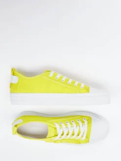 Kennel & Schmenger – Sneaker aus Textil in Gelb
