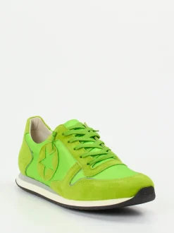 Kennel & Schmenger – Sneaker aus Veloursleder Neongrün