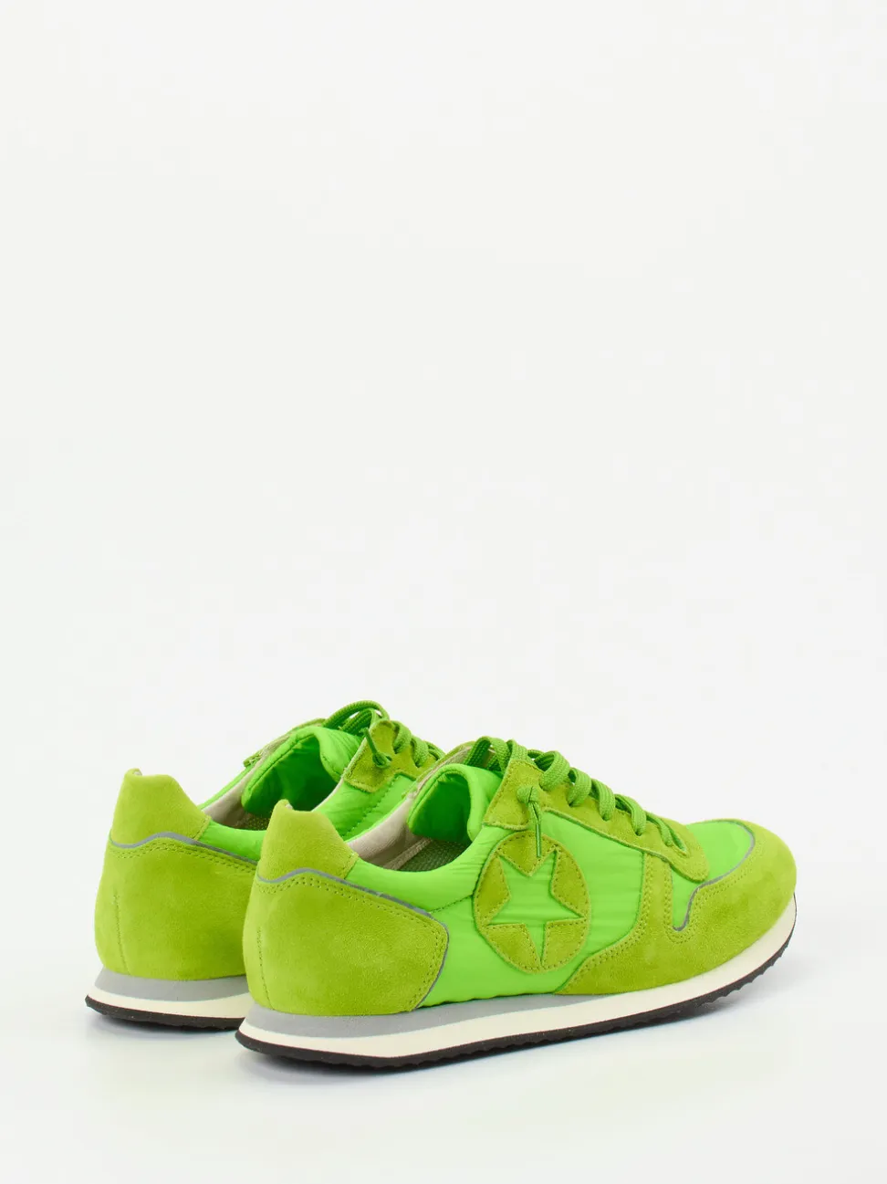 Kennel & Schmenger – Sneaker aus Veloursleder Neongrün