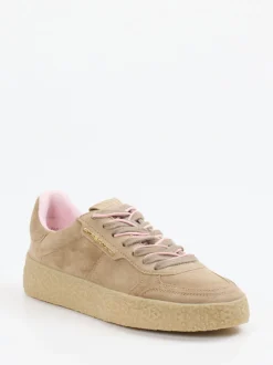 Kennel & Schmenger – Sneaker aus Veloursleder Sandbeige