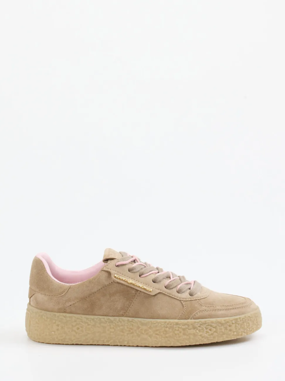 Kennel & Schmenger – Sneaker aus Veloursleder Sandbeige