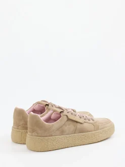 Kennel & Schmenger – Sneaker aus Veloursleder Sandbeige