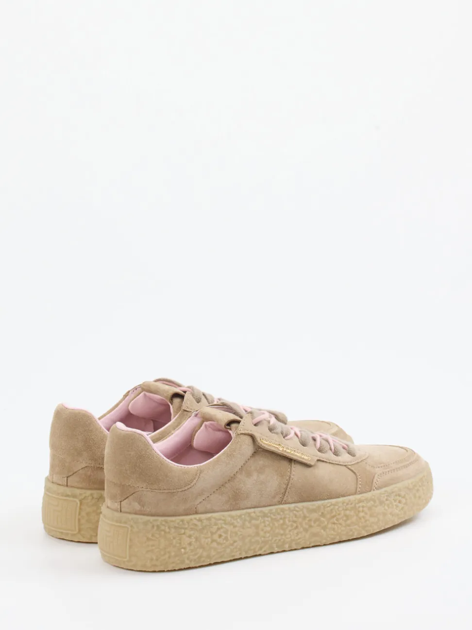 Kennel & Schmenger – Sneaker aus Veloursleder Sandbeige