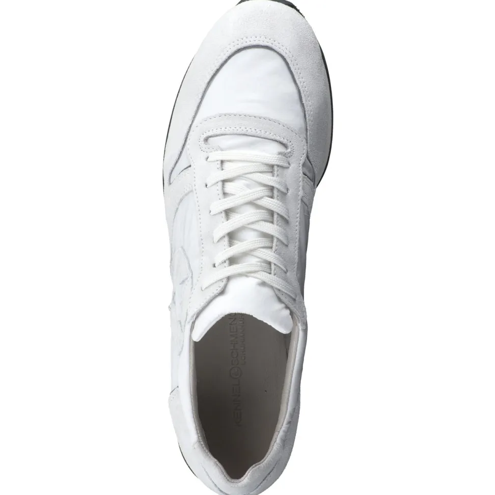 Kennel & Schmenger – Sneaker aus Veloursleder Offwhite