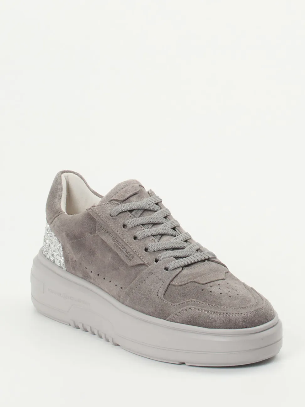 Kennel & Schmenger – Sneaker aus Veloursleder Grau