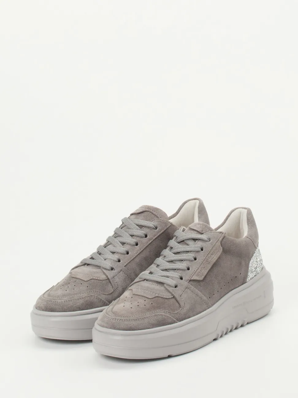 Kennel & Schmenger – Sneaker aus Veloursleder Grau