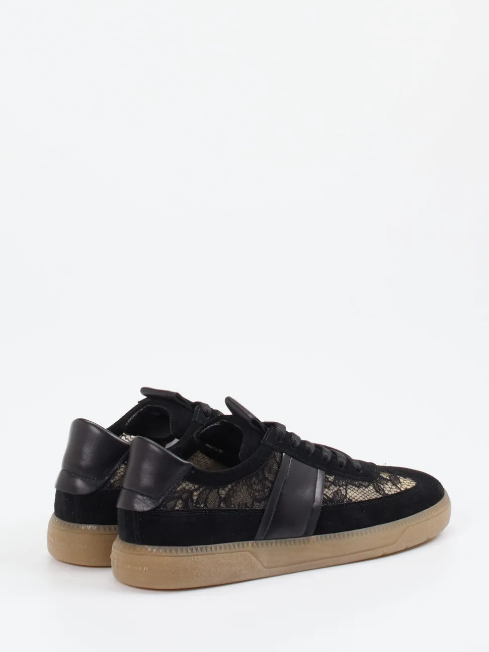 Kennel & Schmenger – Sneaker aus Velour/Textil Schwarz