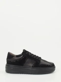 Kennel & Schmenger – Sneaker aus Veloursleder Schwarz
