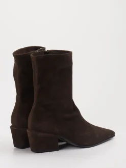 Kennel & Schmenger – Sock Boots aus Veloursleder dunkelbraun