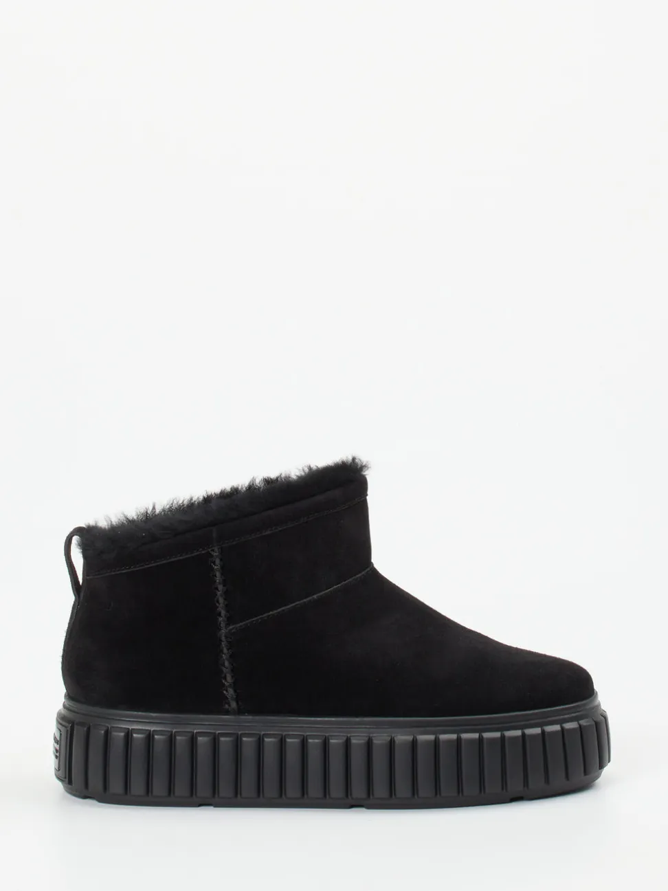 Kennel & Schmenger – Stiefelette aus Veloursleder schwarz