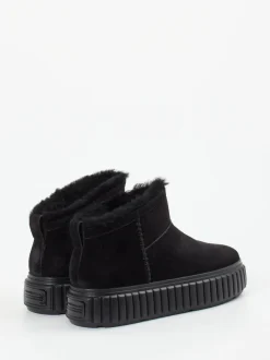 Kennel & Schmenger – Stiefelette aus Veloursleder schwarz