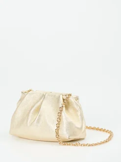 Konstantin Starke – Abendtasche aus Metallicleder Gold