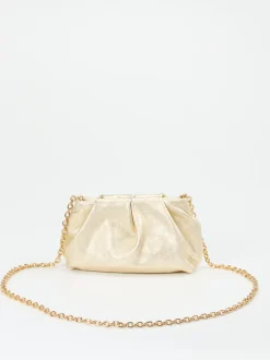 Konstantin Starke – Abendtasche aus Metallicleder Gold
