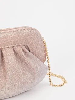 Konstantin Starke – Abendtasche aus Leder in Roségold