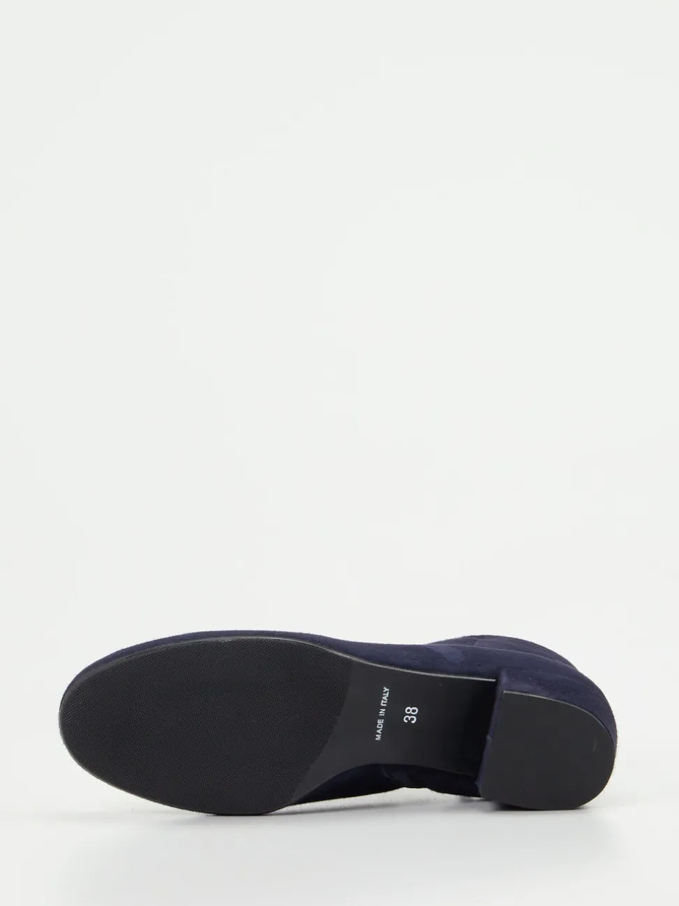 Konstantin Starke – Ankle Boots aus Veloursleder Dunkelblau
